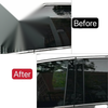 Chevrolet Captiva 6Pcs Glossy Black Window Pillar Post Covers (2009-2018)