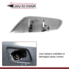 Volvo XC60 (2009-2013) White Front Right Bumper Trim Nozzle Cover