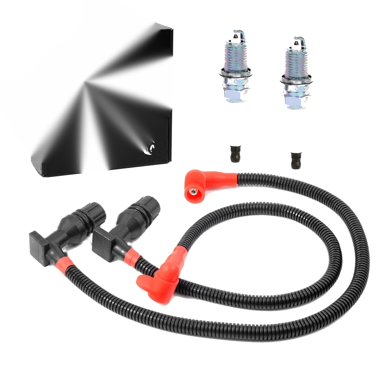 Polaris RZR 800 Ignition Coil Wire Cap and Spark Plug (2011–2014)
