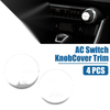 Toyota RAV4 AC Switch Knob Cover Trim 4 x (2019–2022)