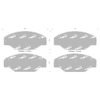 Toyota Dyna Brembo Front Disc Brake Pad Set 1.8L 2Y (1987–1995)