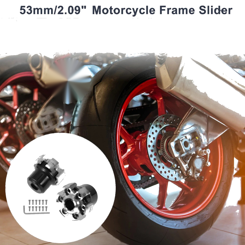 Make Model 13.5mm Aluminum Alloy Motorcycle Slider Frame Screws Hex Key 1 Set