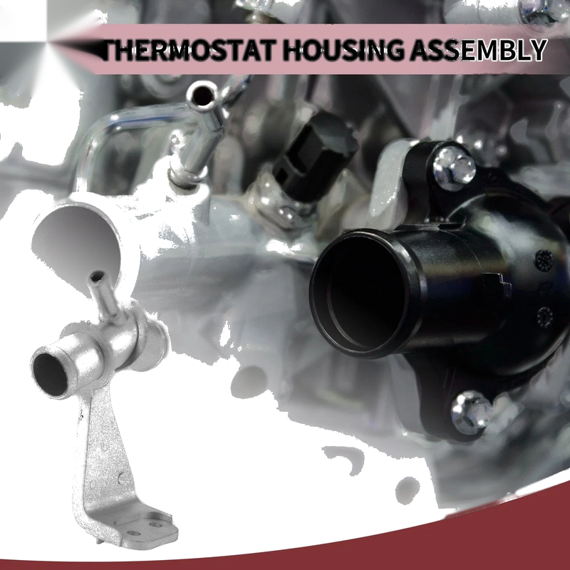 Toyota Corolla L4 1.8L Engine Coolant Thermostat Housing Assembly (2009–2017)
