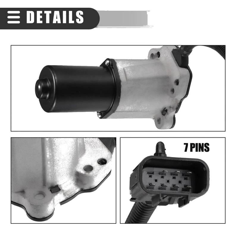 Chevrolet Trailblazer Transfer Case Motor Metal Silver Tone (2002 - 2009)