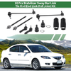 Mazda 10 x Front Suspension Kit Tie Rod Ends Sway Bar Links