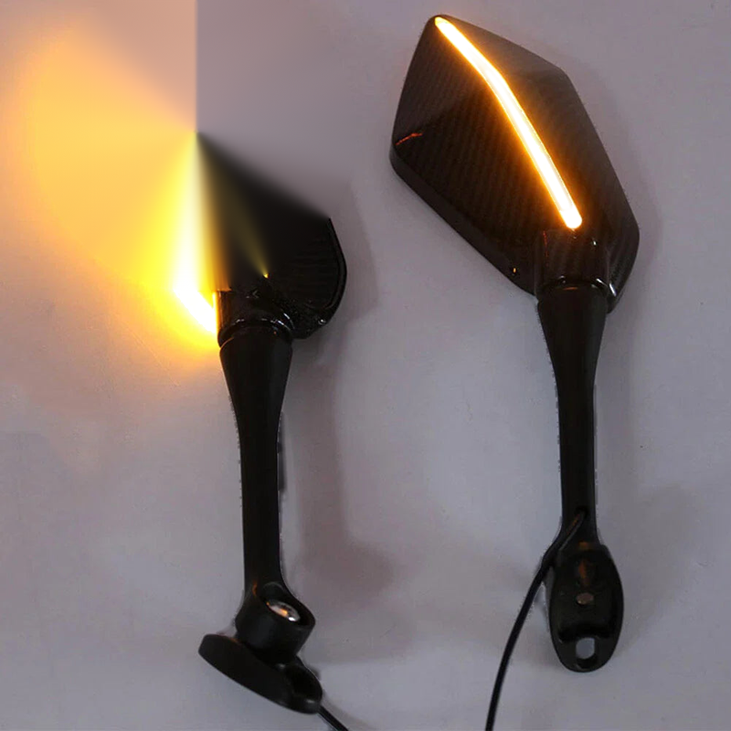 Honda CBR600RR CBR1000RR LED Turn Signal Side Mirrors (2004-2007)