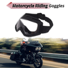 Motorcycle 1Pc Goggles Clear Lens Black Frame PC Cycling Sunglasses