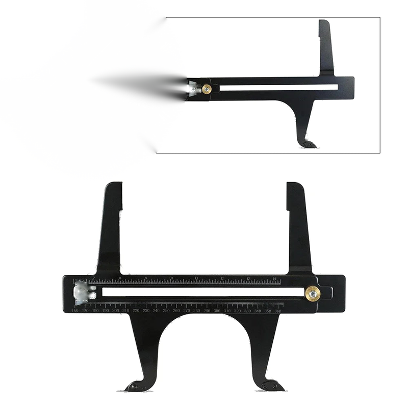 Rear Drum Brake Shoe Use Dual Scale Brake Measuring Tool