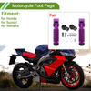 Honda / Suzuki / Yamaha Rear Brake Pedal Purple Foot Pegs