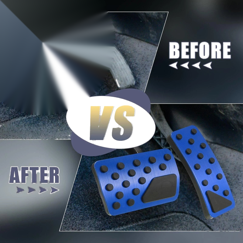 Jeep Brake Pedal Pad & Gas Accelerator Cover Blue (2011-2021)