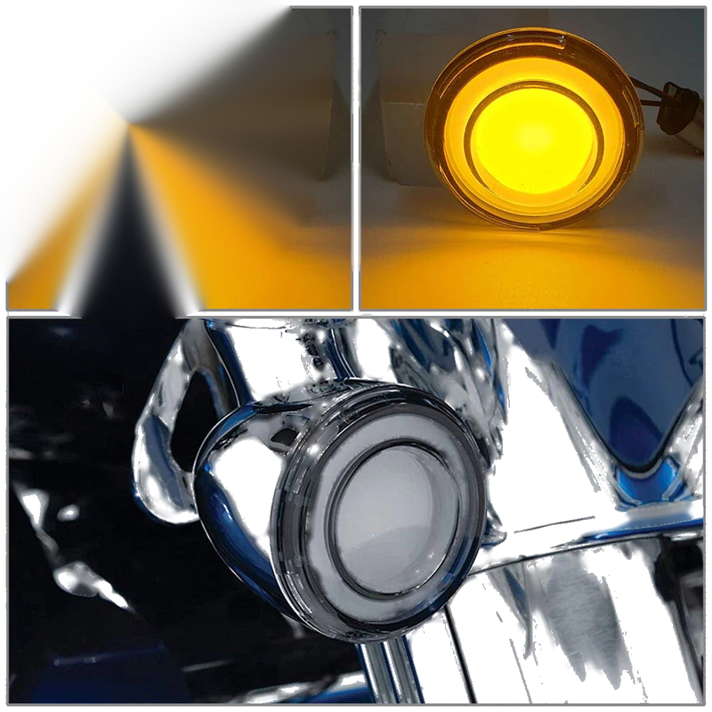 Harley Road Accessories LED Turn Signal Light with Lens