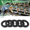 Oil Seal 35x58x8mm Seal Ring Rotary Shaft NBR Rubber 5 Pcs
