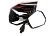 Suzuki GSR600 Black White Hex Soko Mirrors (2006-2015)