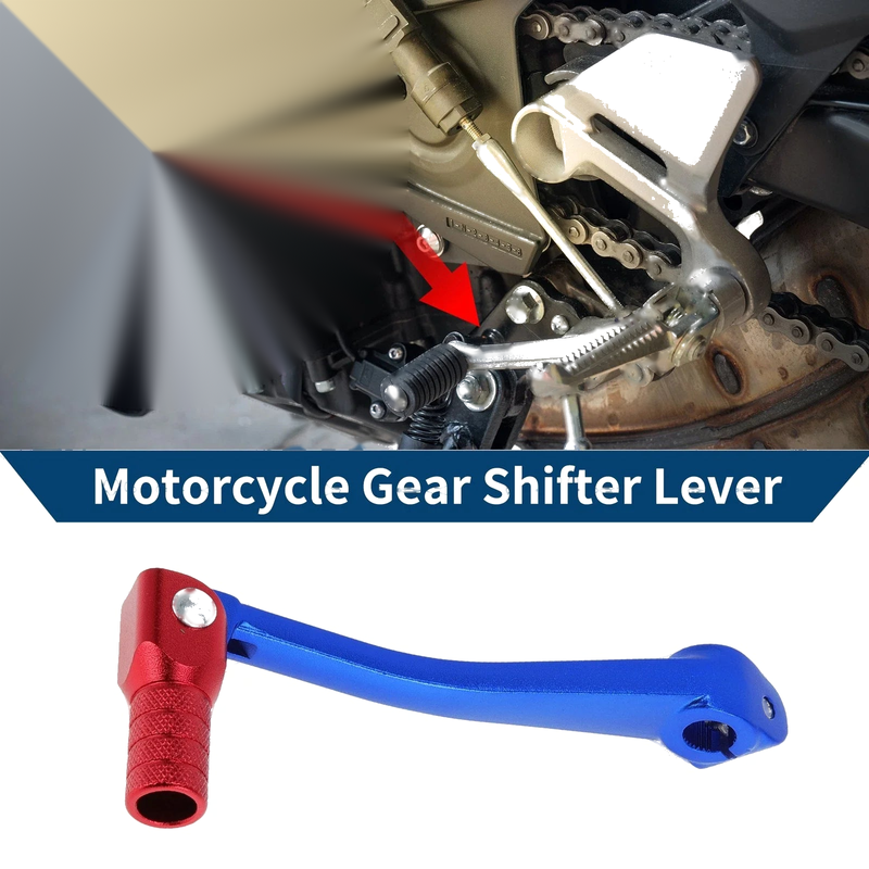 Bosuer 125 Folding Motorcycle Gear Shifter Lever Blue