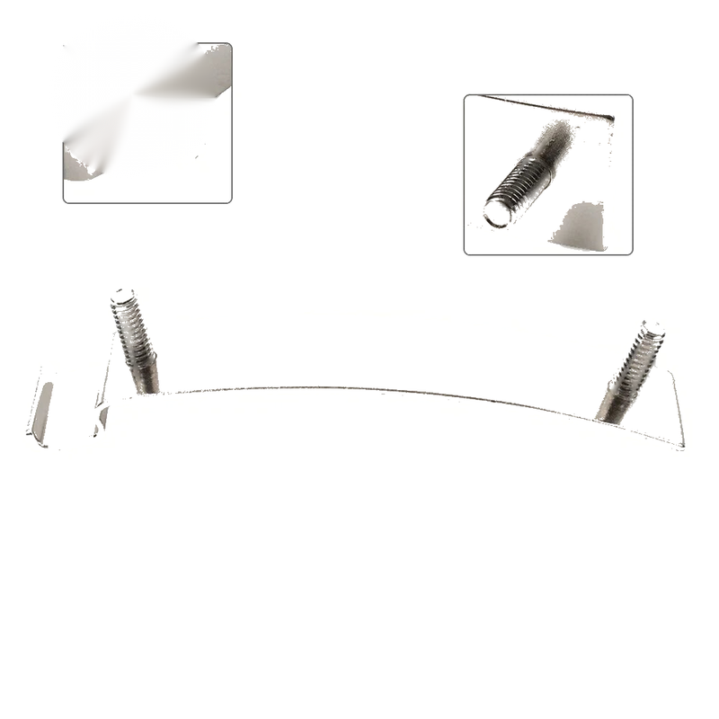 Harley Touring Softail Silver Rear Mudguard Plate Support Bracket (1999-2024)