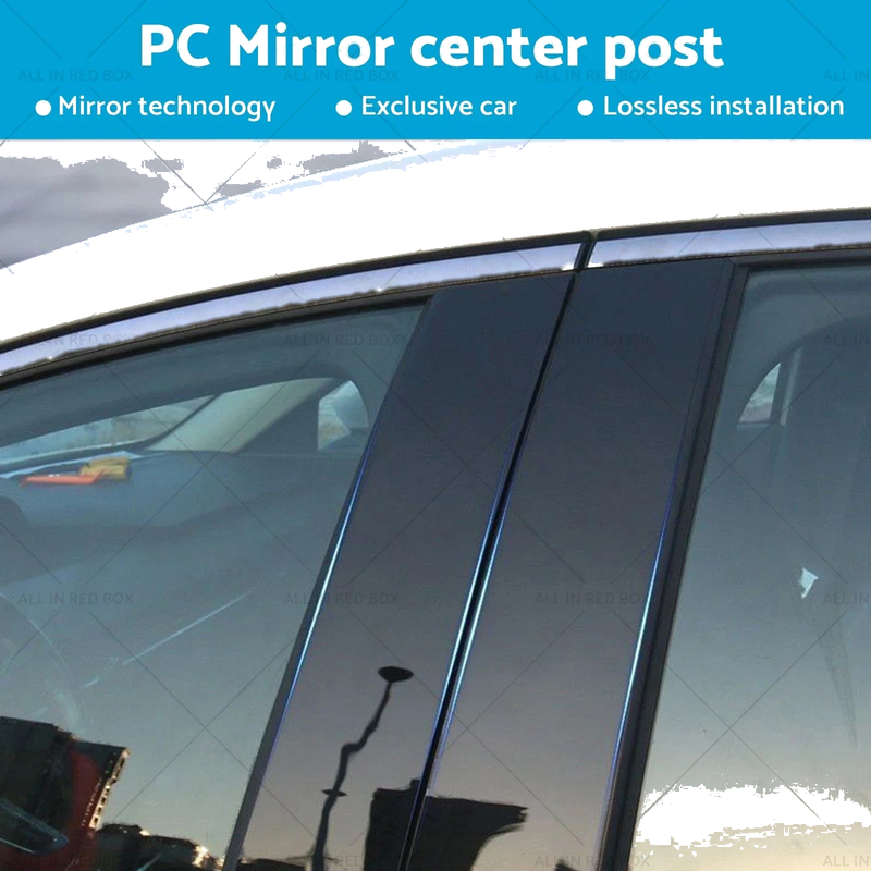 Infiniti G35 G37 Sedan 6 x Black Pillar Post Covers (2002-2013)