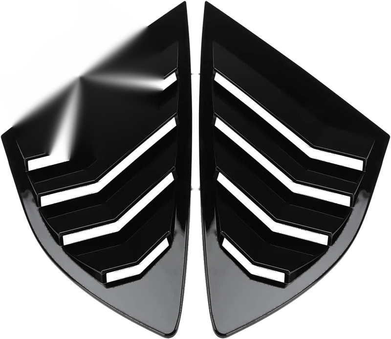 Ford Fusion Mondeo Pair / Rear Side Window Louvers Cover (2013–2022)