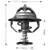 Toyota Prado KZJ120 KZJ95 4cyl 3.0L 1KZ-TE Diesel 2000~2007 Thermostat