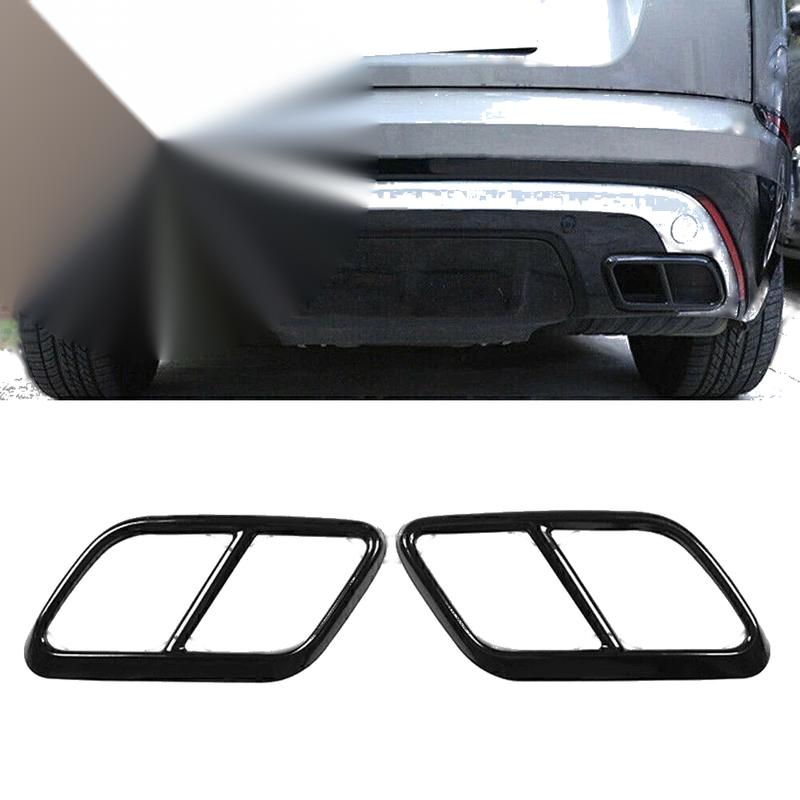 Land Rover Range Rover Velar (2017-2021) Black Muffler Tail Pipe Cover