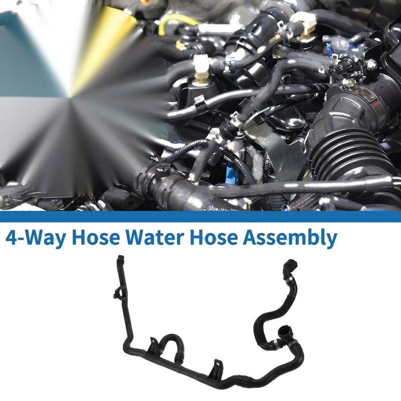 BMW 335i 4-Way Water Hose Assembly 3.0L (2007-2010)