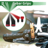 Motorcycle Hand Grips Cover Kit Handlebar Aluminum Alloy