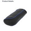 Nissan Tiida Gear Shift Knob Cover 2004-2012 Black Blue Faux Leather