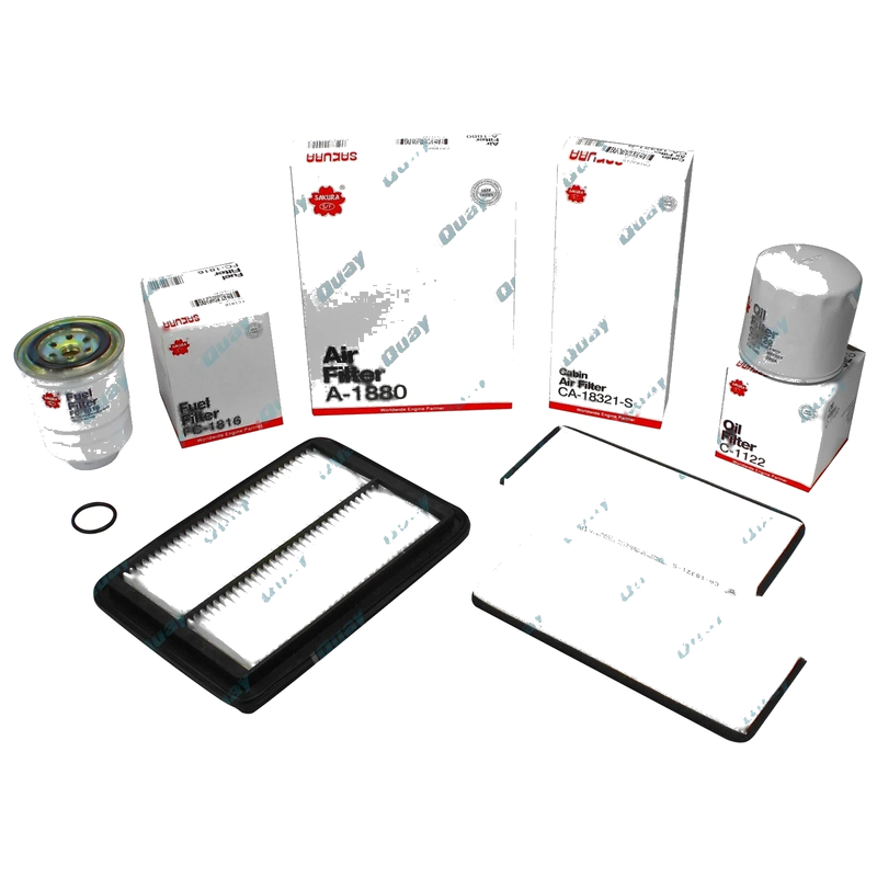 Navara D40 2.5L YD25 Diesel Thai Built Oil Air Fuel Cabin Filter Kit