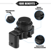 Dodge Jeep (2011-2023) Black 4 x PDC Reverse Parking Assist Sensors