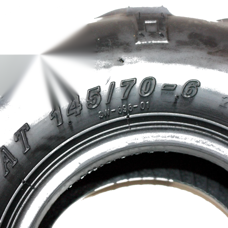 110cc Quad Dirt Bike ATV Buggy 4 x 4PLY 145/70-6 Front Rear Tire