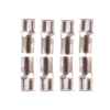 Car Truck 8 x 19mm Chrome Tyre Valve Stem Cap Extensions