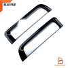 Toyota Hilux Ute 4 x Silver Visor Rain Guard Weather Shield (88-96)