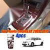Toyota Corolla AT Console Gear Shift Panel Cover / Glossy Wood Grain (2009–2013)