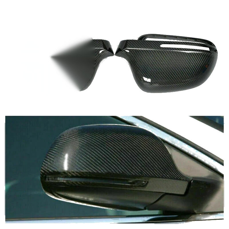Audi A3 A4 S5 B8 A5 2007-2012 Carbon Fiber Side Mirror Covers (2007-2012)