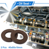 Vehicle Oil Seal 45x85x10mm Brown FKM 2 x Seal Ring Rotary Shaft