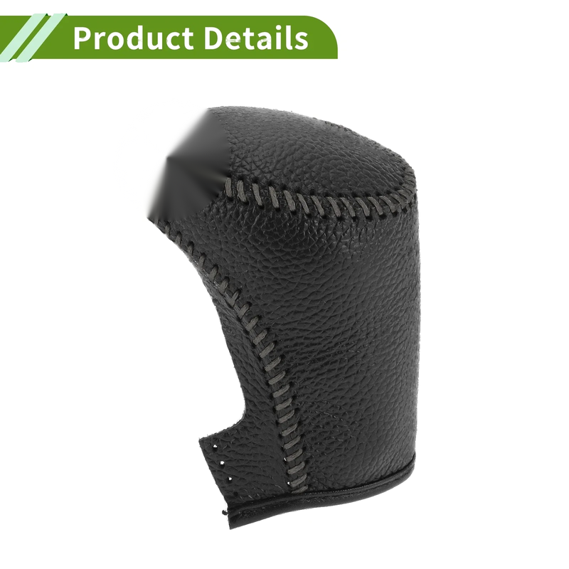 Chevrolet Malibu Pebbled Black Gray Car Gear Shift Knob Cover (2016-2020)
