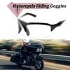 Goggles Motorcycle Riding Light Gray Lens Black Frame Tri-acetel Cellulose PC