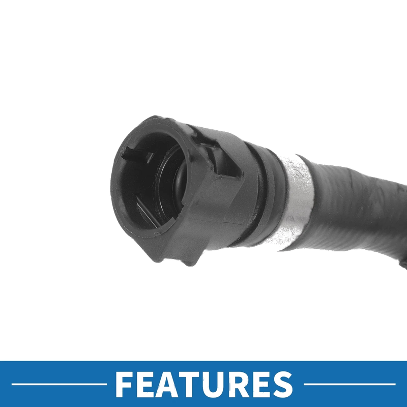 BMW 228i 2.0L Rubber Black Engine Radiator Hose (2014 - 2016)