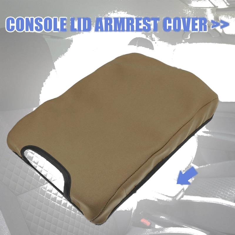 Ford F-250 Neoprene Center Console Lid Armrest Cover (2011-2016)