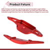 Kia Sorento Red Aluminum Alloy Steering Wheel Paddles (2018)
