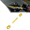Set Universal 22mm Gold Tone Alloy Motorcycle Balance Bar Crossbar Handlebar