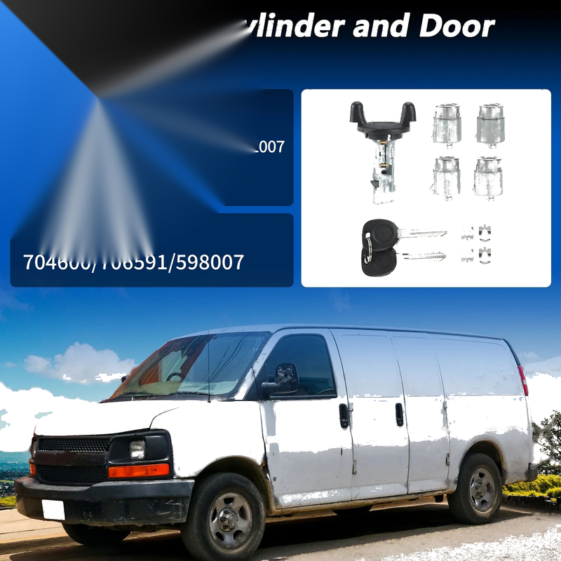 Chevrolet Express Van Ignition Lock Cylinder and Door Lock