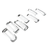 Jeep Patriot 7 Pcs Chrome Front Mesh Grille Cover (2011-2017)