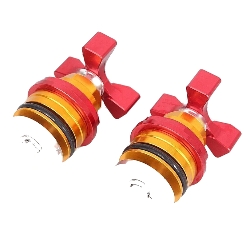Kawasaki Ninja 250 Motorcycle Fork Bolts Preload Adjusters (2008-2012)