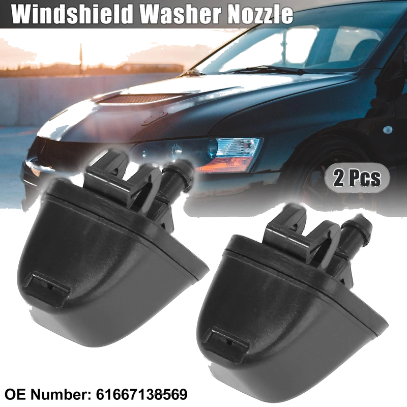 BMW E90 / E90N / E91 / E91N Windshield Washer Nozzles Spray Jet (2005-2013)