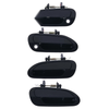 Honda Accord 1998-2003 Black Front Rear LH RH Door Handle Outer Set of 4