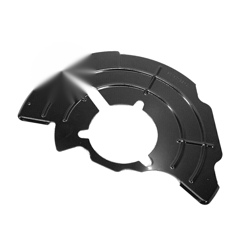 Jeep Commander Front Brake Rotor Splash Dust Shields (2006-2010)