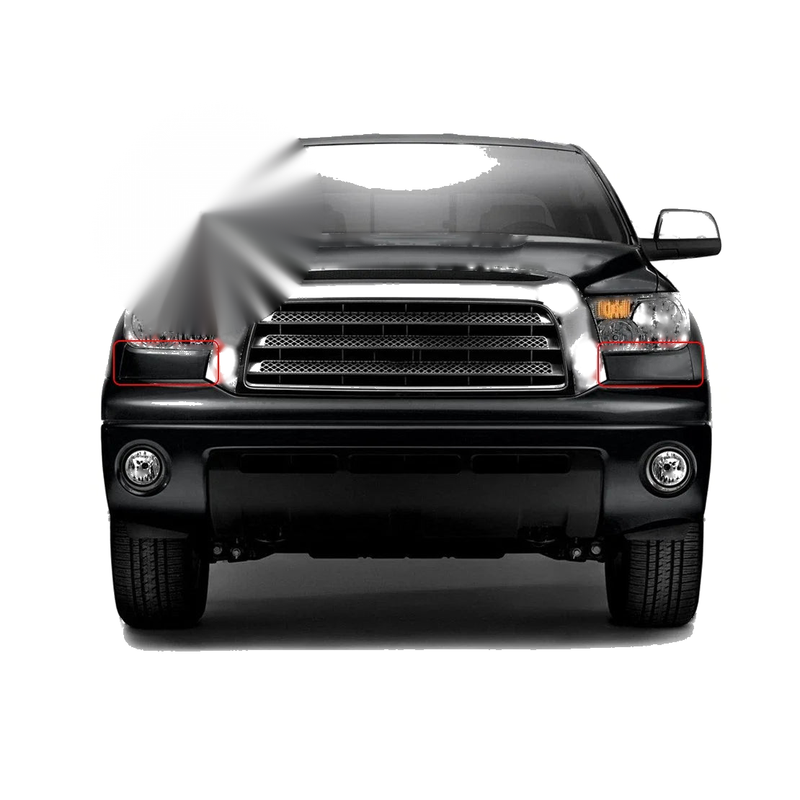 Toyota Tundra, Sequoia 2 x Bumper Grille Headlight Bezels (2007-2021)