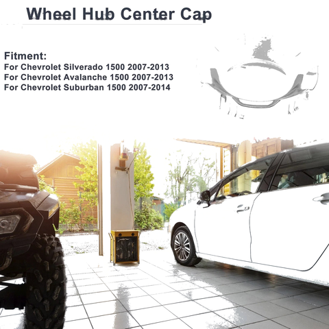 Chevrolet Silverado 1500 Hub Center Cap 6-Lug (2007-2013)