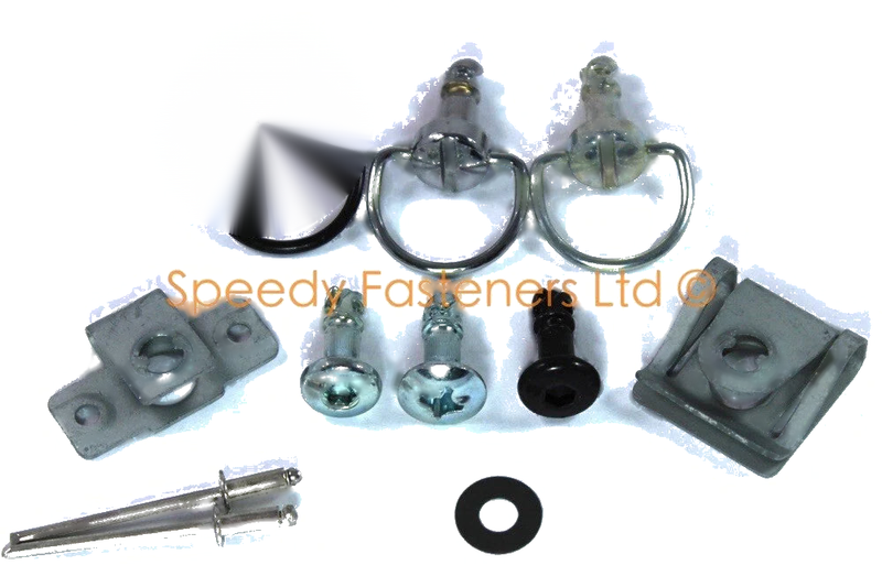 Honda VFR 750 Dzus Fairing Bolt / 6/12 / Posi Bail Stud Kit (1986–1997)
