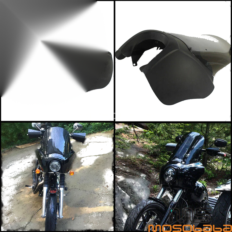 Harley Street Bob FXDB 15" Windshield Kit (2006-2017)